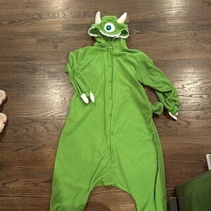 Mike Wazowski Monster Onesie Costume